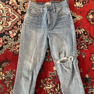 Madewell cropped vintage jeans